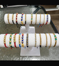 Pulseras de balines diamantados